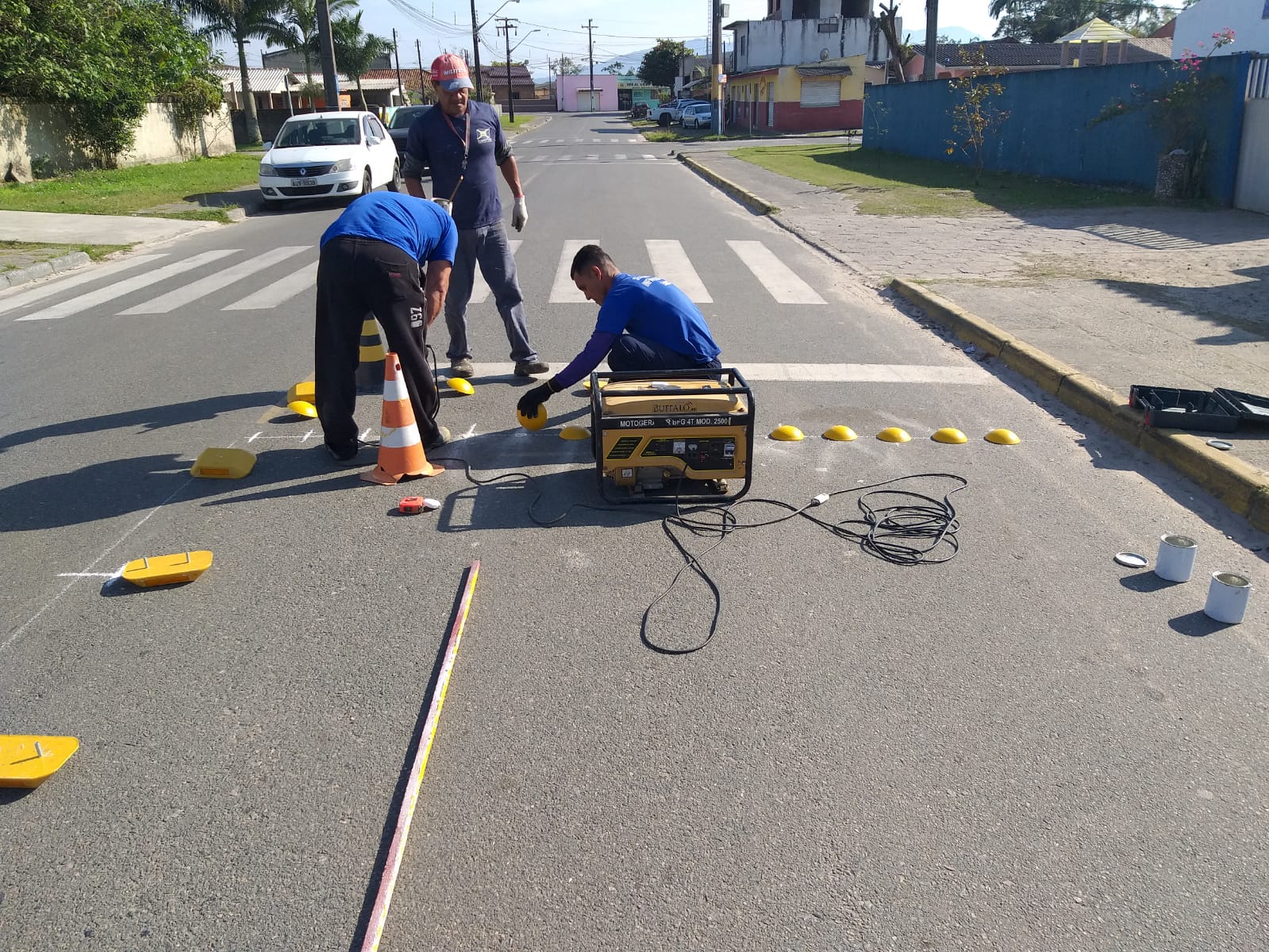 Projeto de melhoria da sinalização das vias urbanas está sendo realizado em Guaratuba