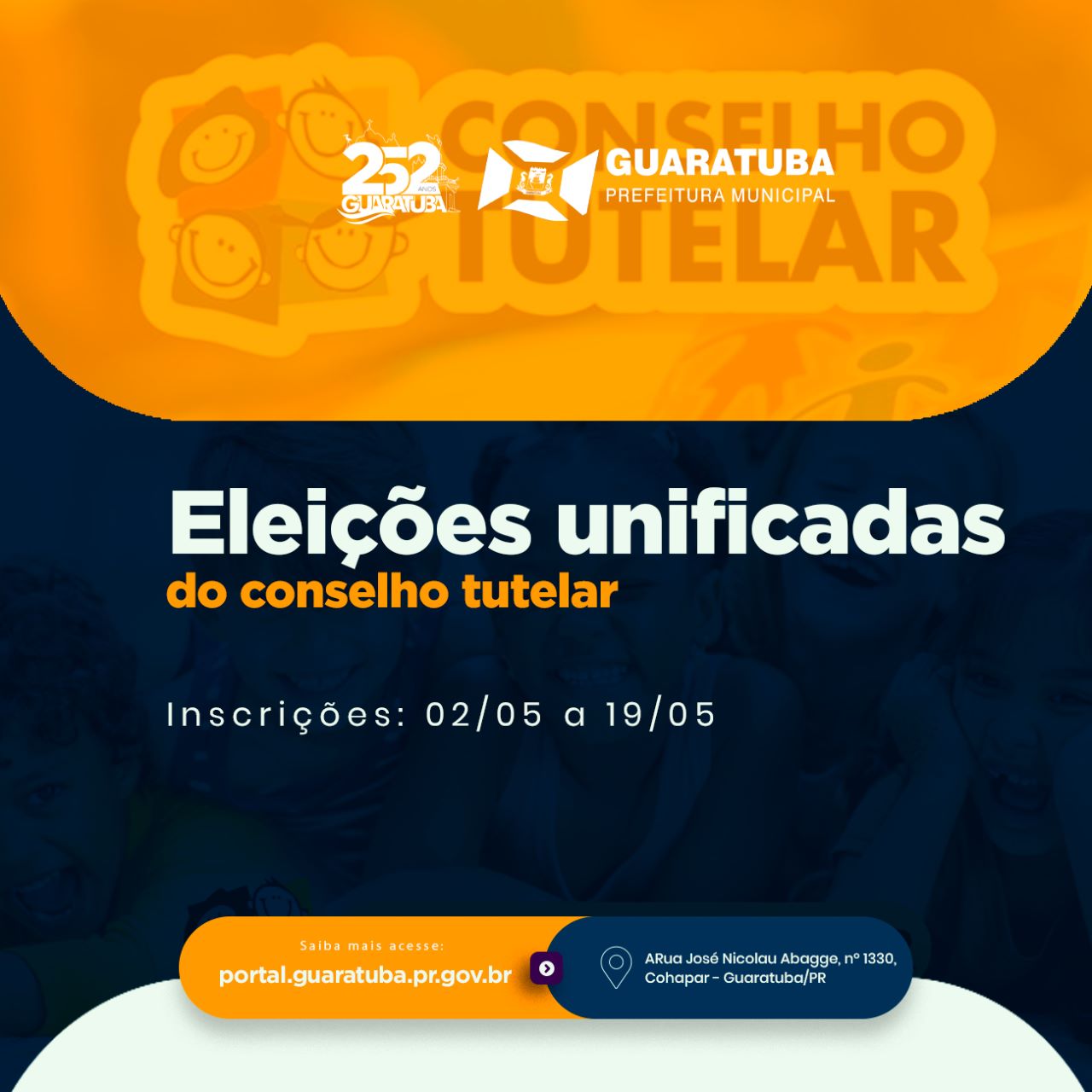 ​Eleições Unificadas do Conselho Tutelar: Inscrições até sexta-feira (19)