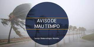 Previsão de ventos intensos devido à passagem de um ciclone extratropical