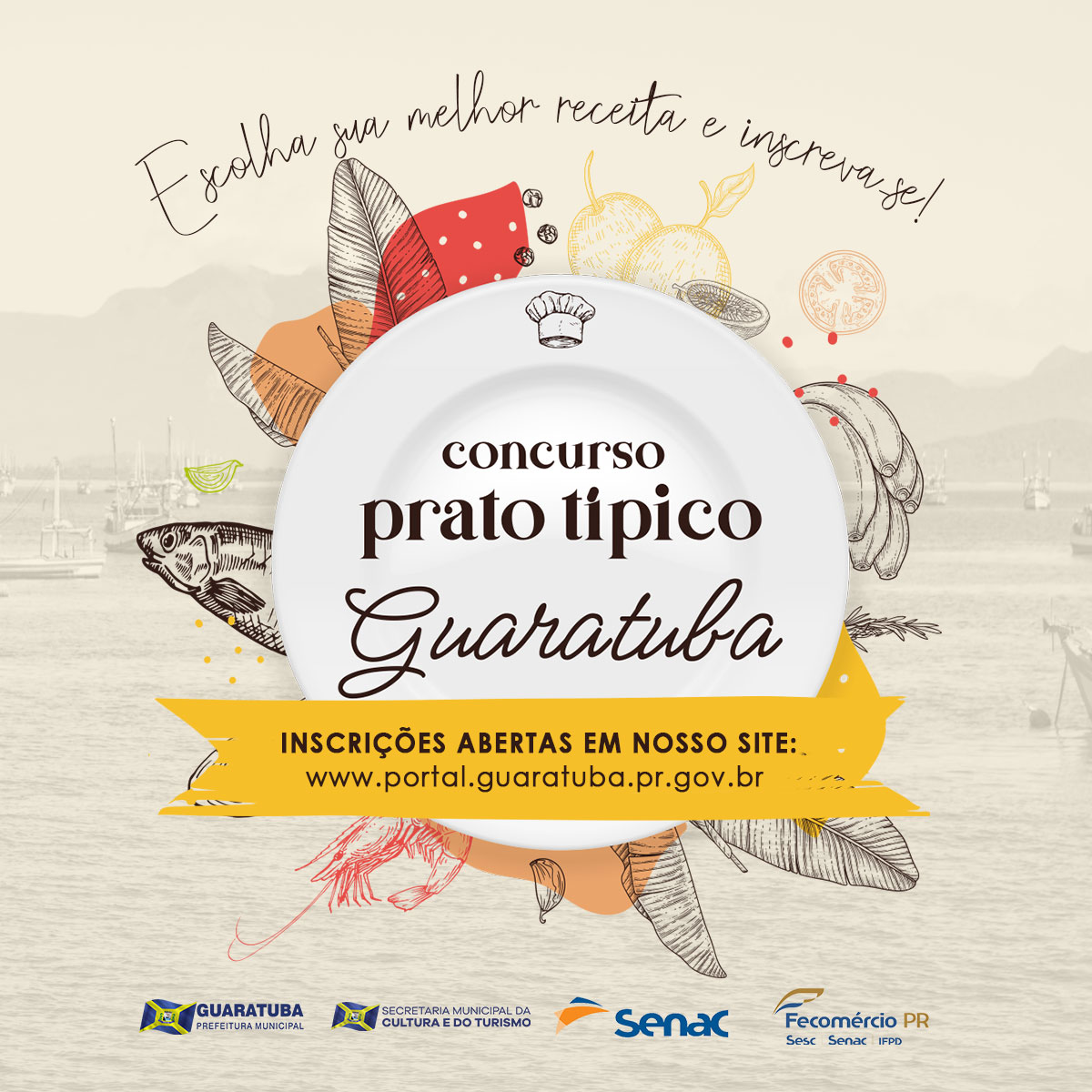 Últimos dias para as inscrições no Concurso do Prato Típico de Guaratuba