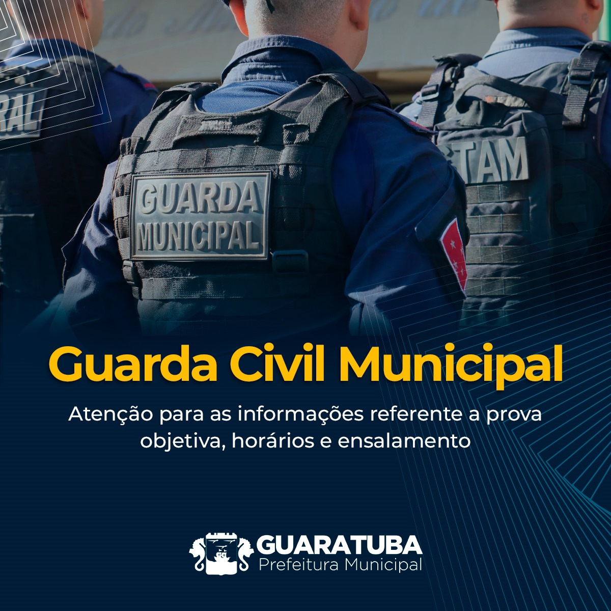 Guarda Civil Municipal: Atenção para as informações referente a prova objetiva