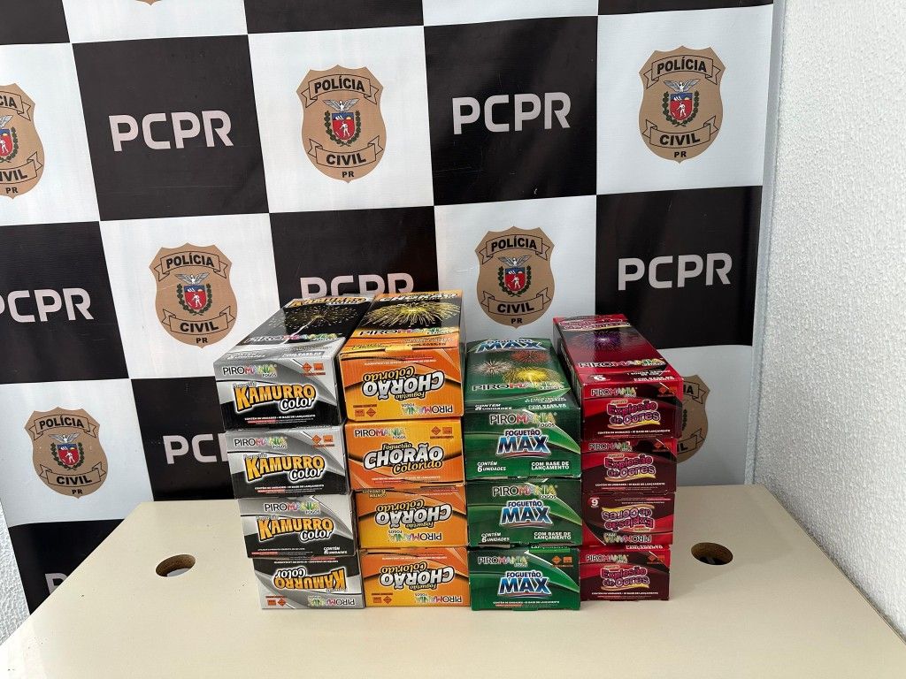 Homem é preso em Guaratuba por comercialização irregular de fogos de artifício no coroados