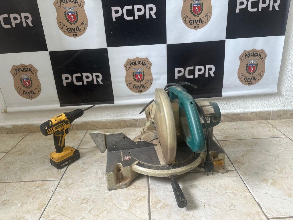 ​Homem é preso em flagrante por furtar ferramentas de marceneiro em Guaratuba