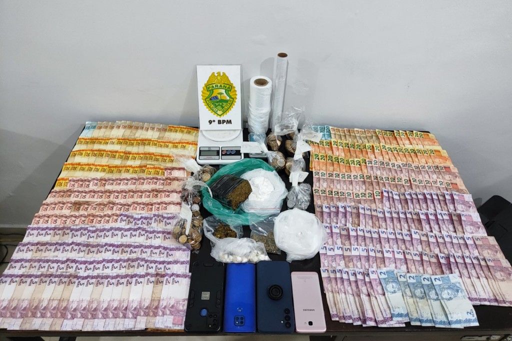 PMPR prende quatro pessoas e apreende drogas em operação em Guaratuba