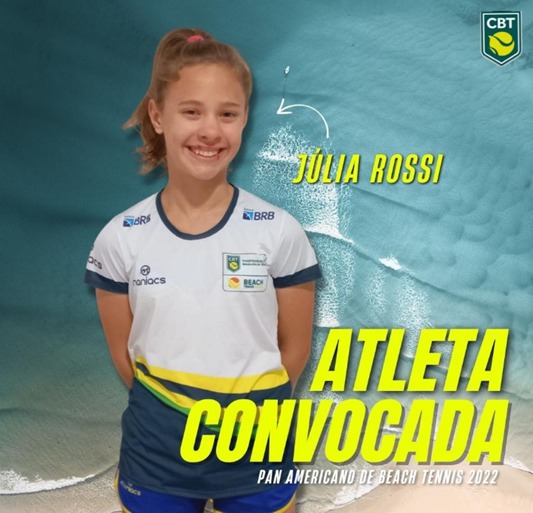​ATLETA GUARATUBANA CONVOCADA PARA SELEÇÃO BRASILEIRA DE BEACH TENNIS